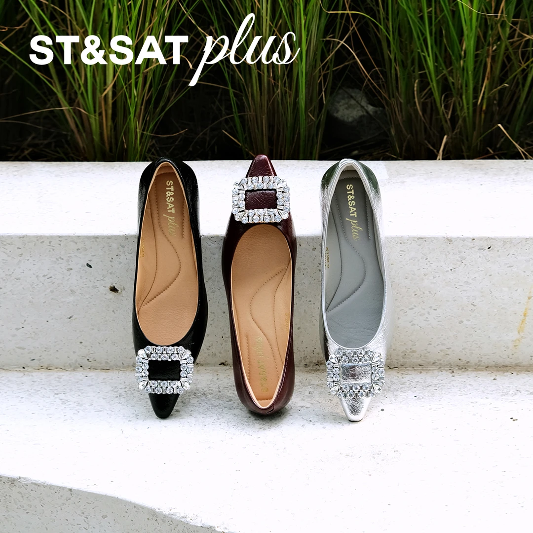 【银宴系列】星期六浅口单鞋新款气质优雅百搭尖头水钻通勤女鞋1570