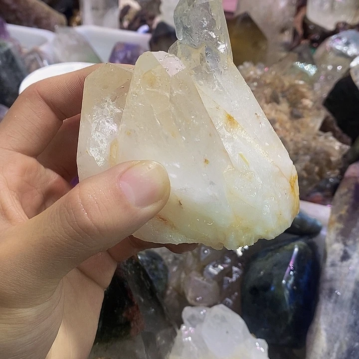 水晶未镶嵌珠宝半成品