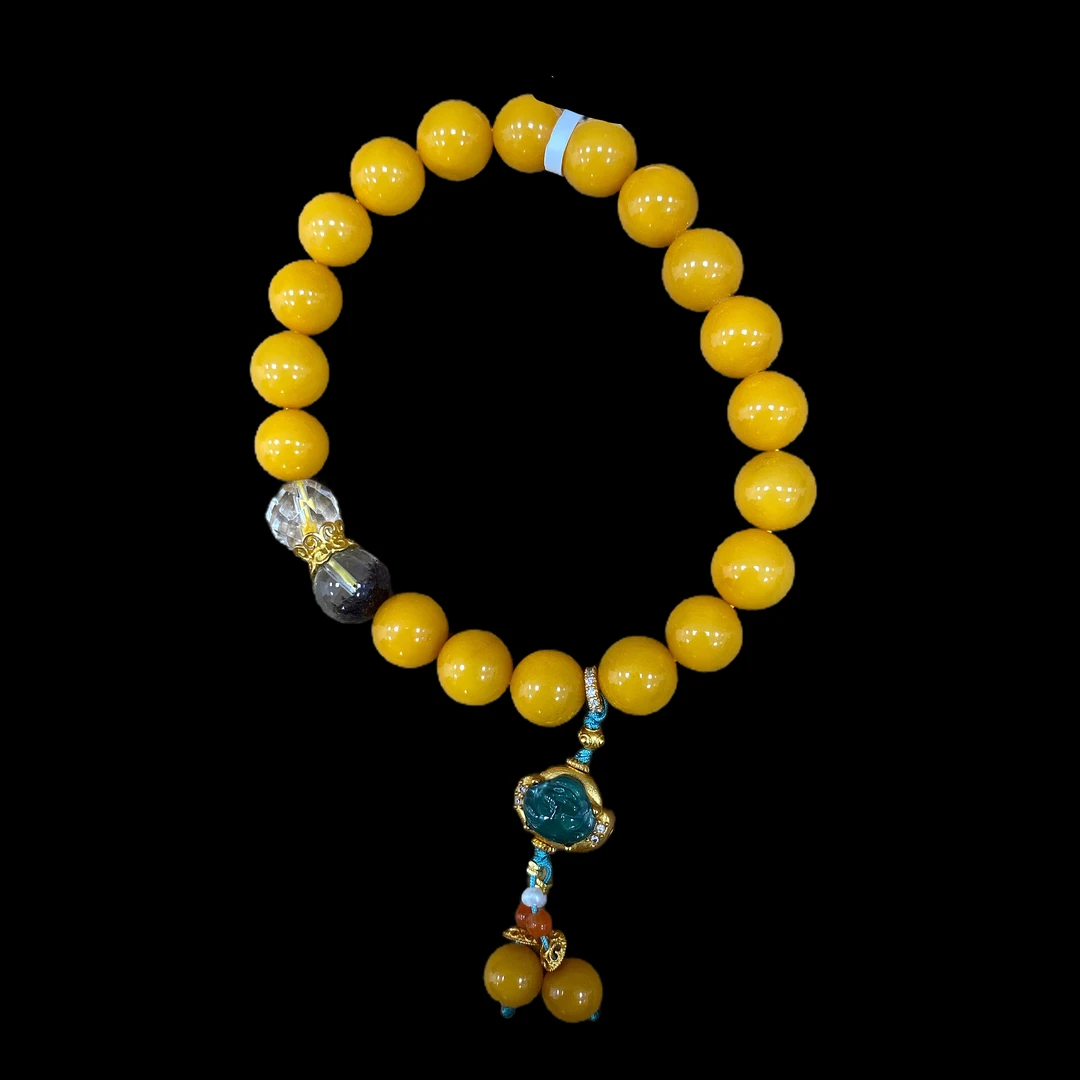 1943-蜜蜡手串孤品