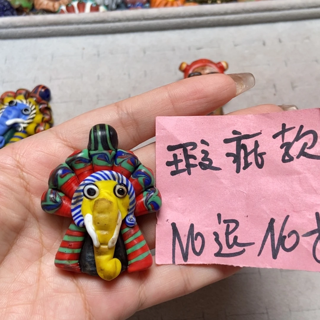 琉璃颈饰印度尼西亚微瑕01