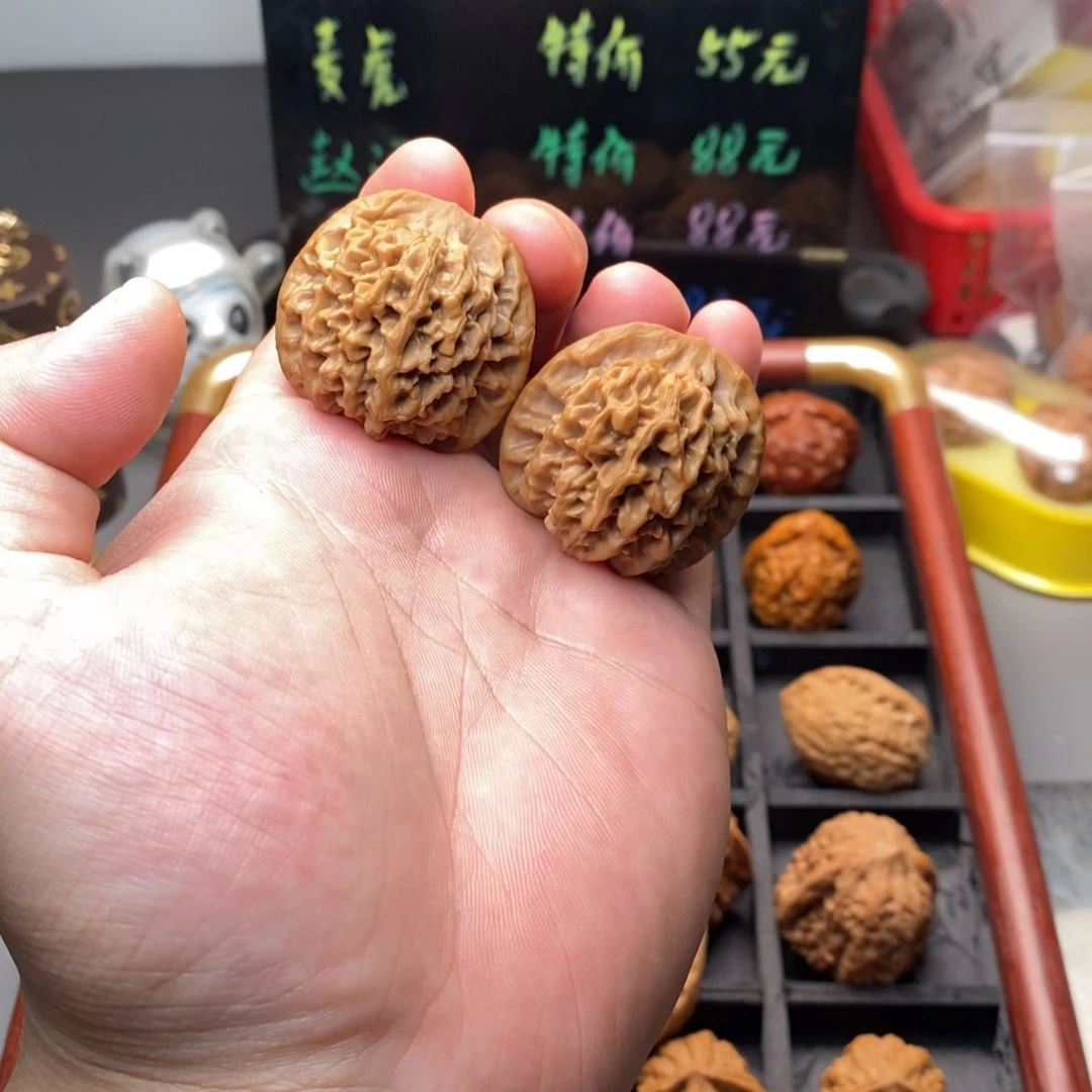 配***把文玩核桃吊坠全品秦闷37