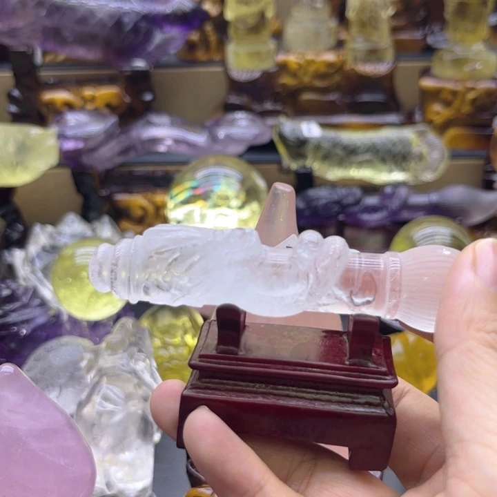 水晶摆件未镶嵌飞*摆件