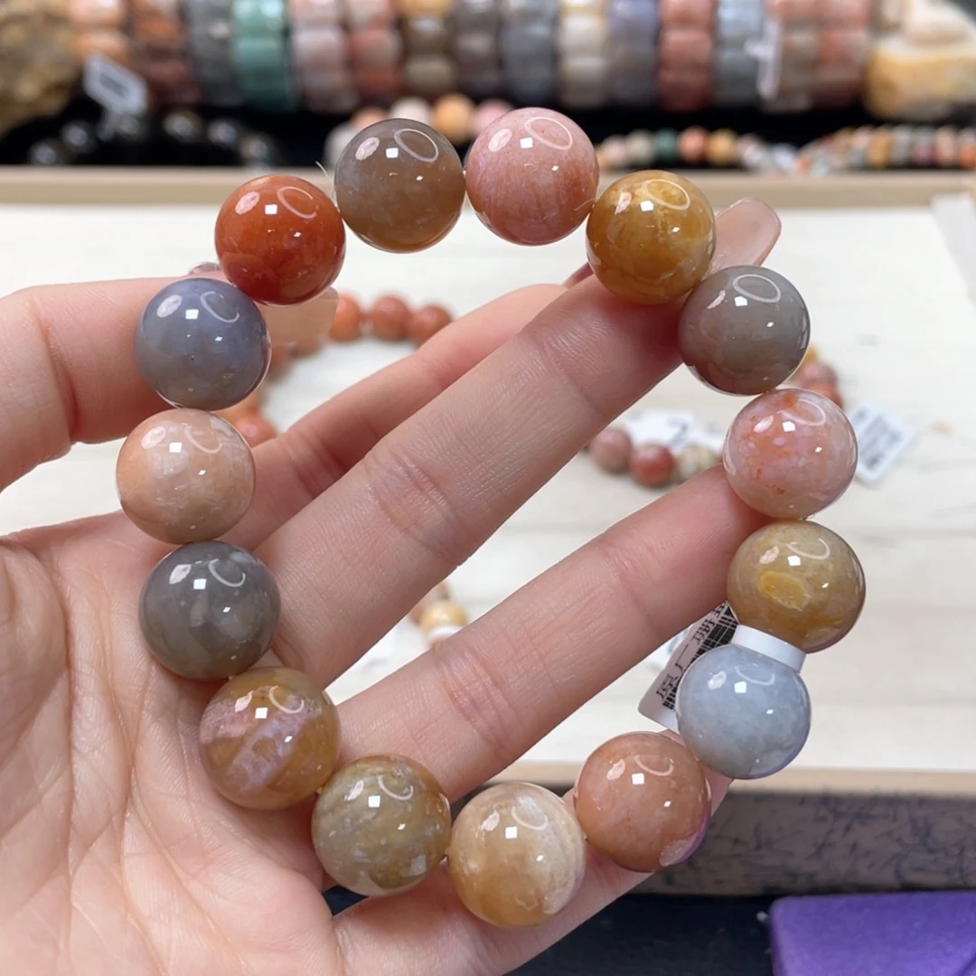 硅化珊瑚（珊瑚玉）手链未镶嵌空*?185