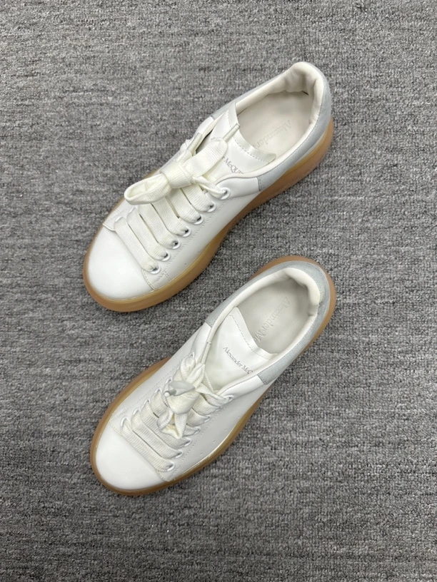 未使用 Alexander McQueen/亚历山大·麦昆 38 麦昆气垫灰尾板鞋