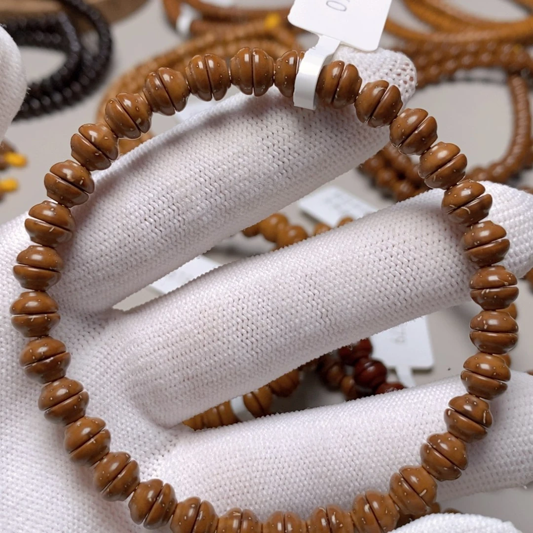 手串紫金鼠鼠尖纯肉金饭碗单圈7.0