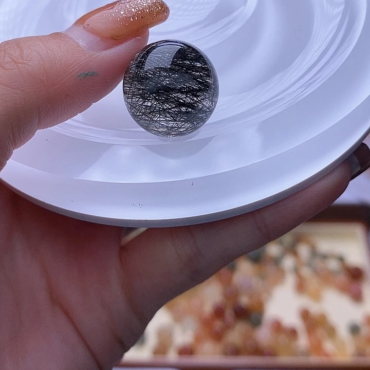 水晶天然水晶定制打孔不退换未镶嵌