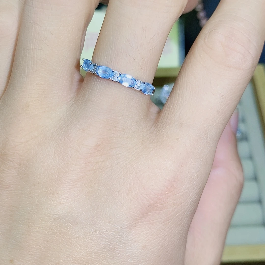 海蓝宝石戒圈未镶嵌