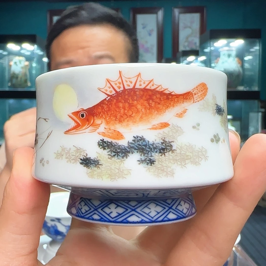 杯景德镇陶瓷手工制作