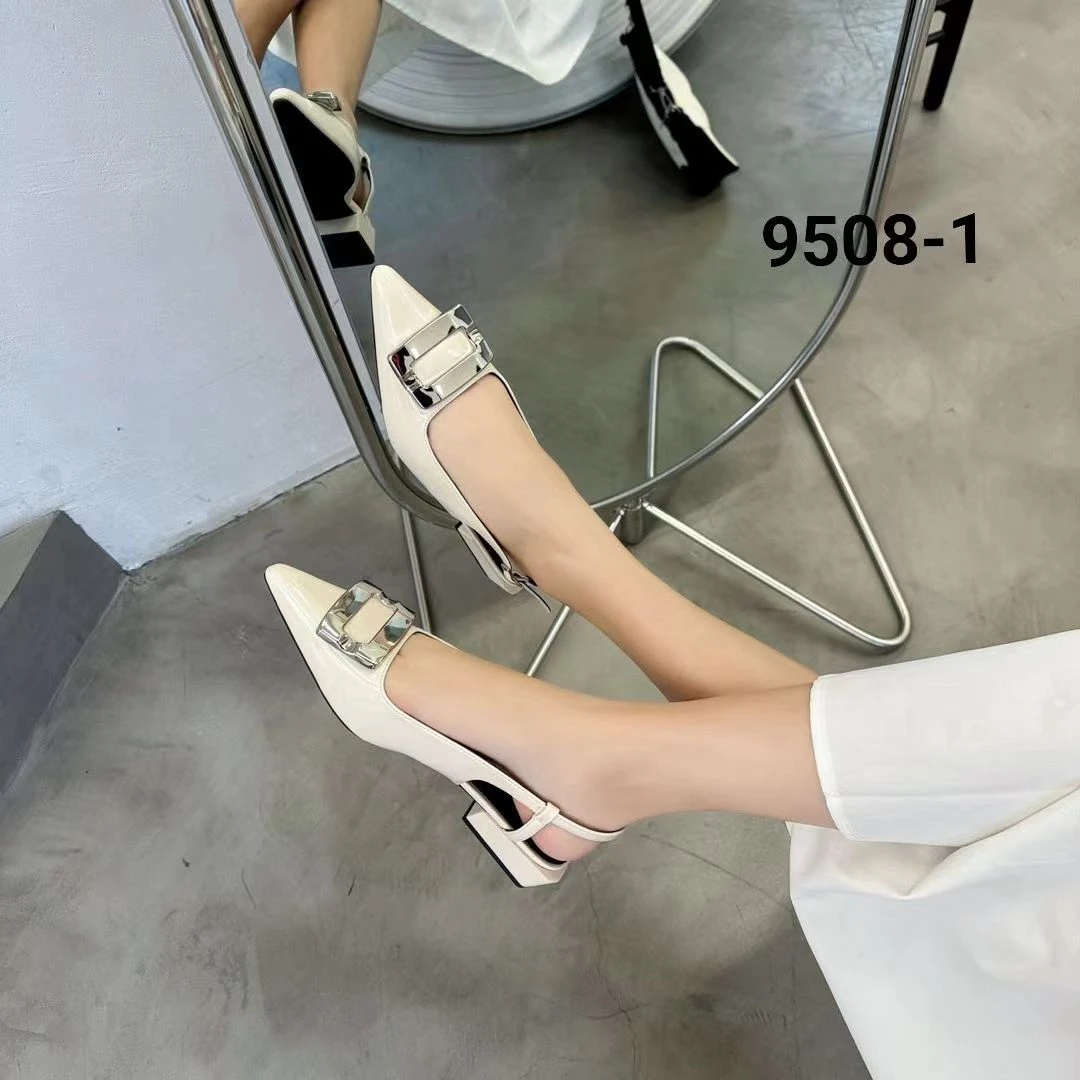 包头凉鞋一字带凉鞋女气质包头女鞋欧若假日风学院风