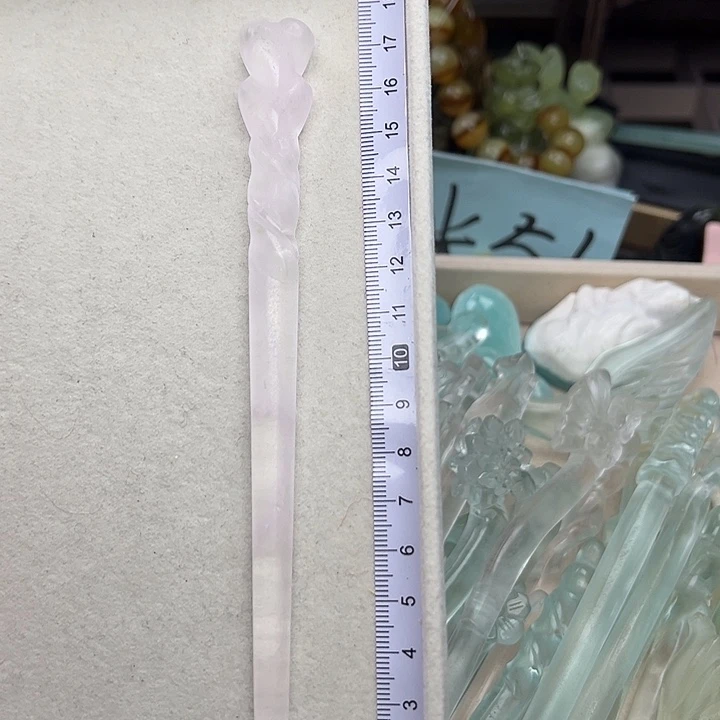 蛇纹石玉未镶嵌发簪