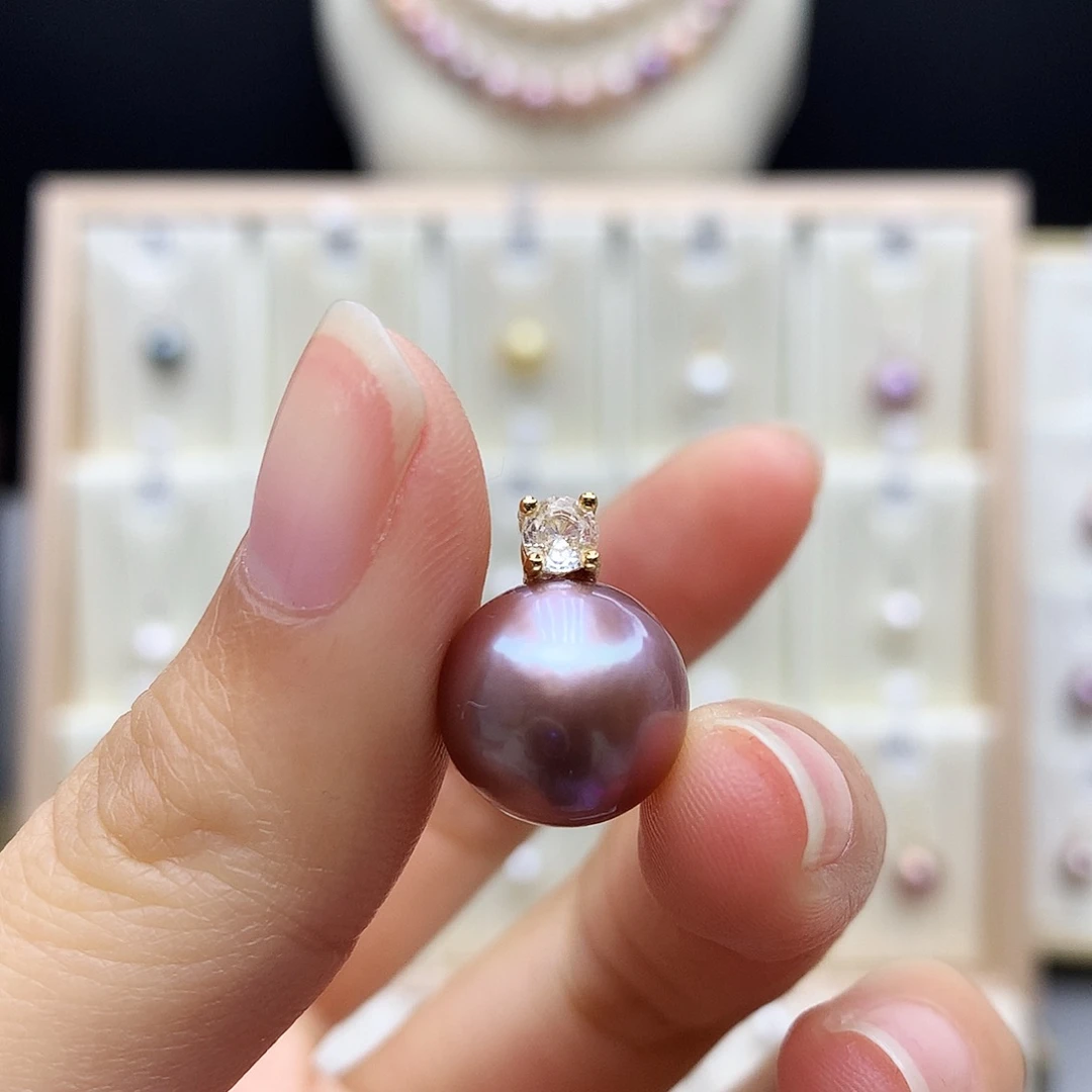 合金淡水珍珠颈饰