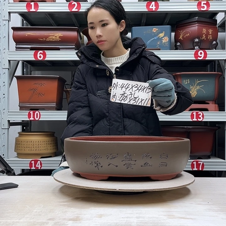 紫砂花盆紫砂花盆