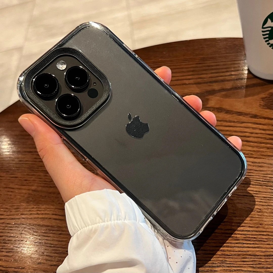适用于苹果14Promax手机壳撞色边框iPhone13液态硅胶三合一软壳12