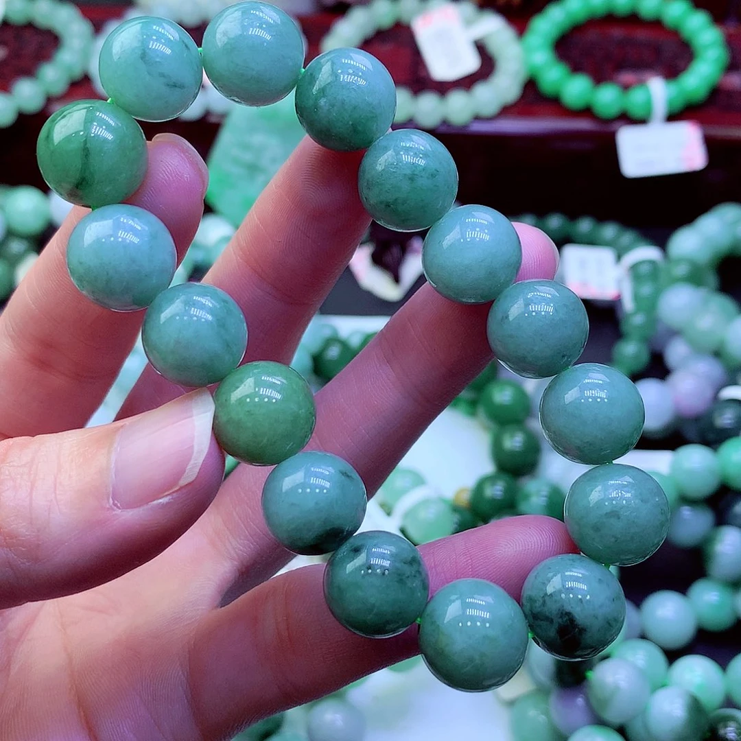 翡翠未镶嵌毛衣链