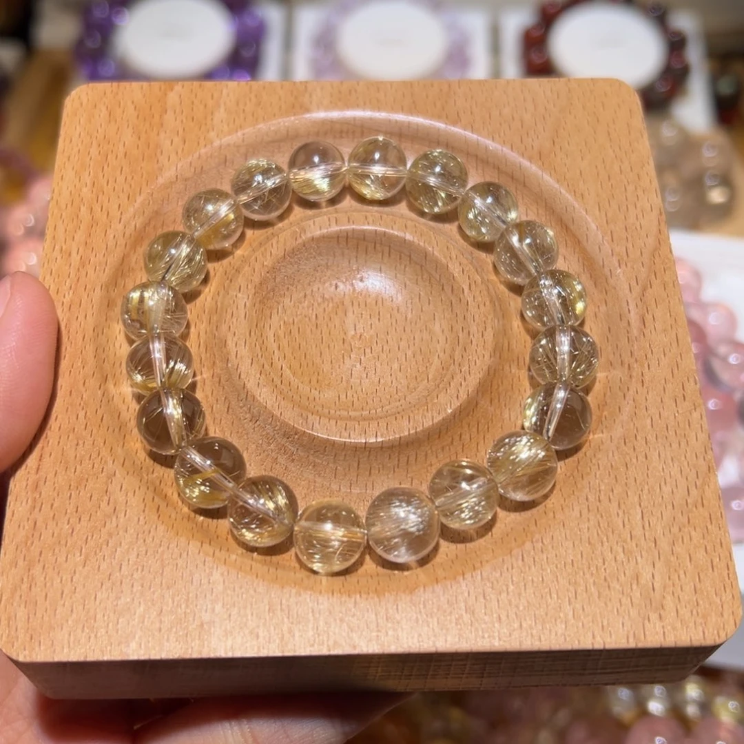 水晶手串未镶嵌姗***到手串