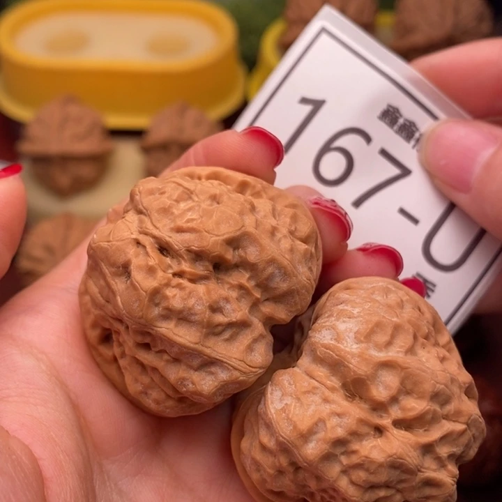 桃核把件蛤蟆头42……