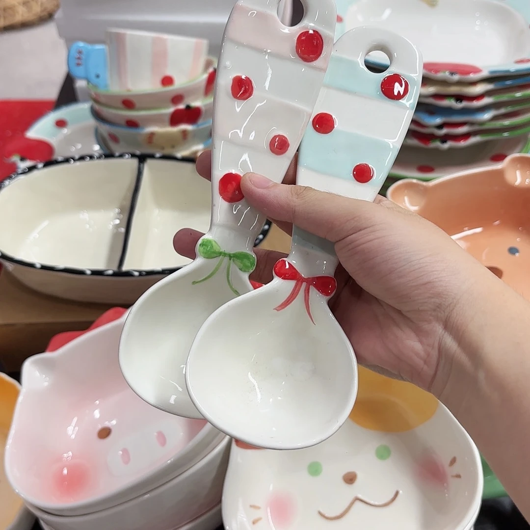 棉麻微瑕一对勺子