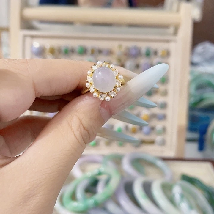 颈饰未镶嵌翡翠天然翡翠Ａ货