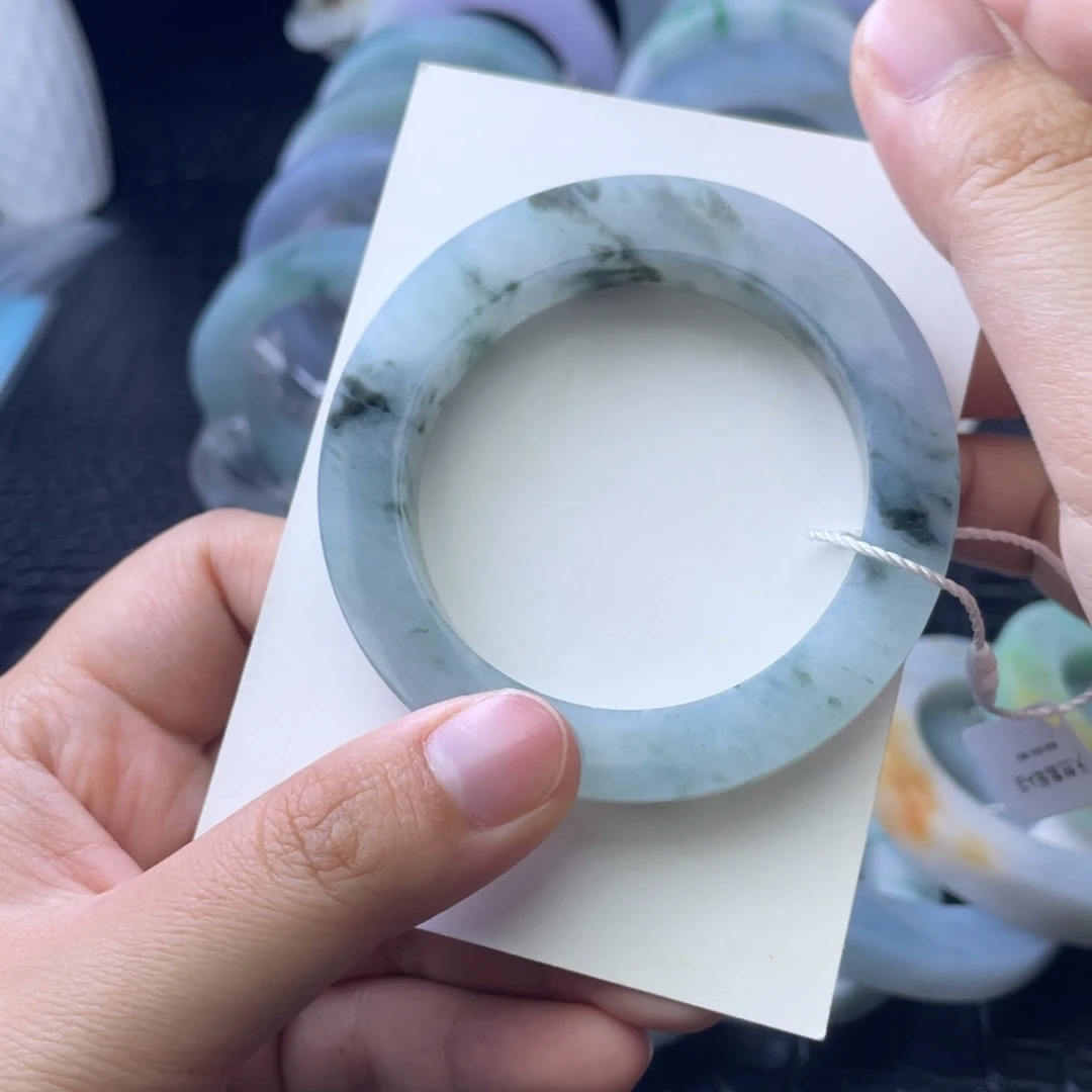 定制翡翠冰飘花未镶嵌