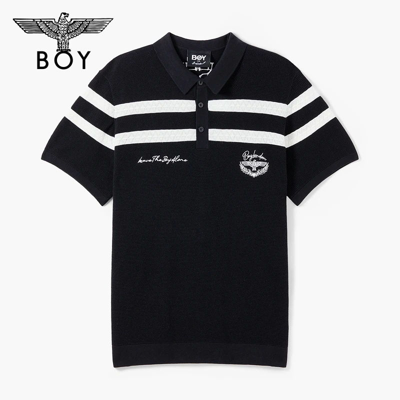 BOY LONDON夏季新款短袖时尚休闲百搭条纹T恤针织POLO衫M01200
