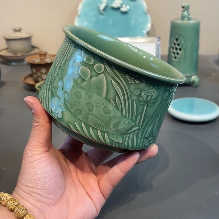 瓷片龙泉青瓷福利青瓷