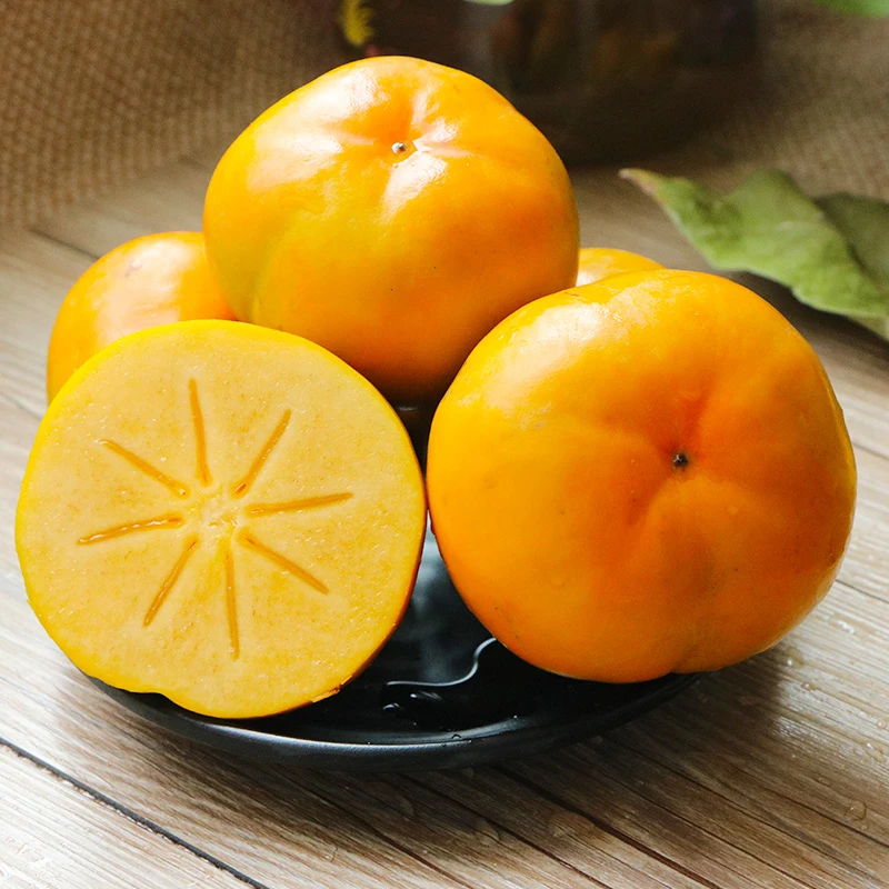 云南巧克力脆柿新鲜水果甜脆多汁冰糖心当季整箱包邮