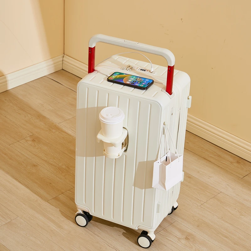 宽拉杆行李箱大容量学生旅行箱女拉杆箱防爆耐用密码箱静音多功能