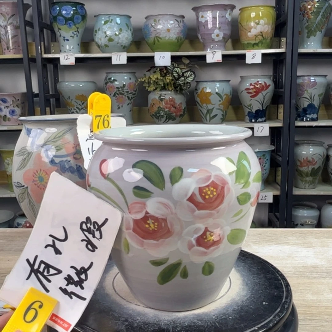 罐1tc景德镇陶瓷花盆