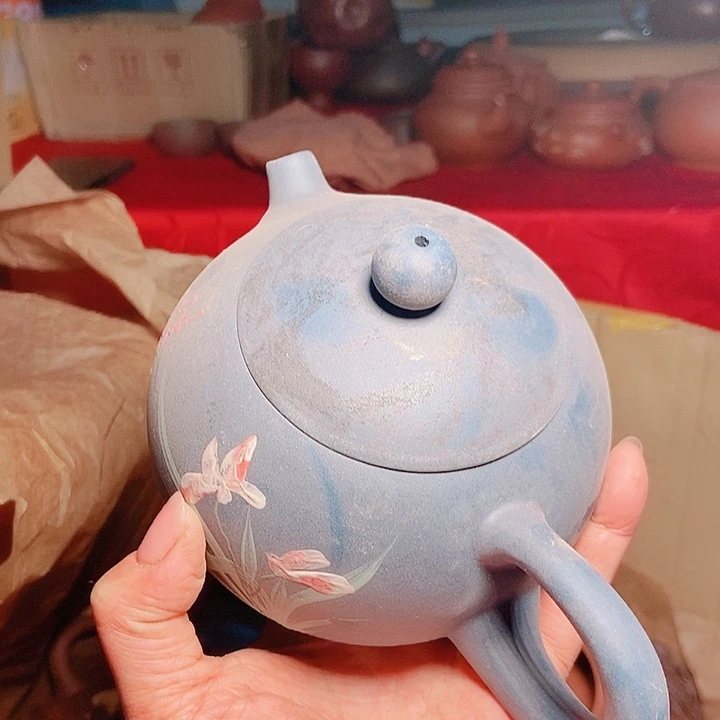 紫砂茶杯宜兴紫砂全手工制作