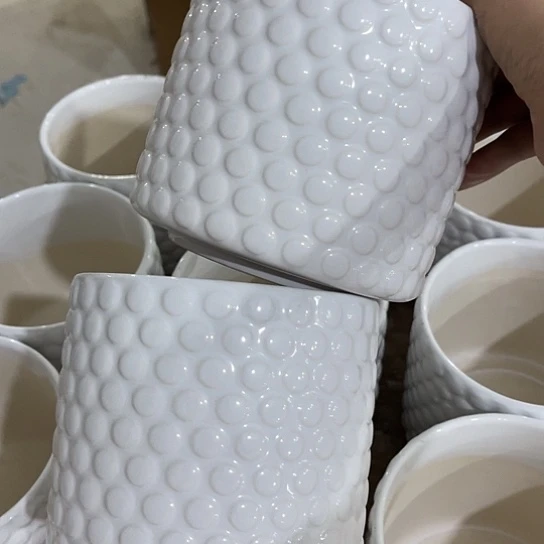 多肉绿植陶瓷花盆9.9包邮，有孔