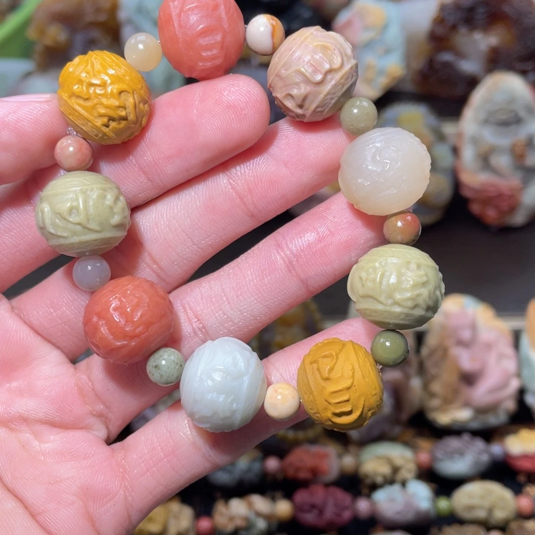 石英质玉未镶嵌手串