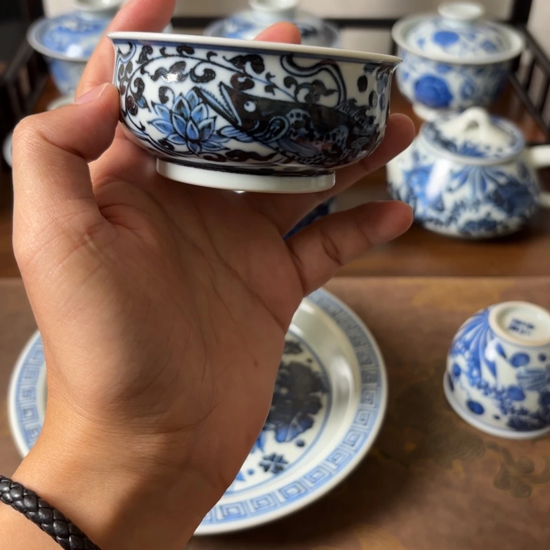 摆件景德镇手绘茶器