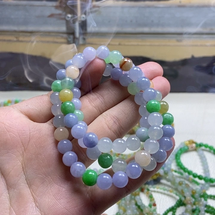 定制翡翠未镶嵌缅甸翡翠A货卡7.8