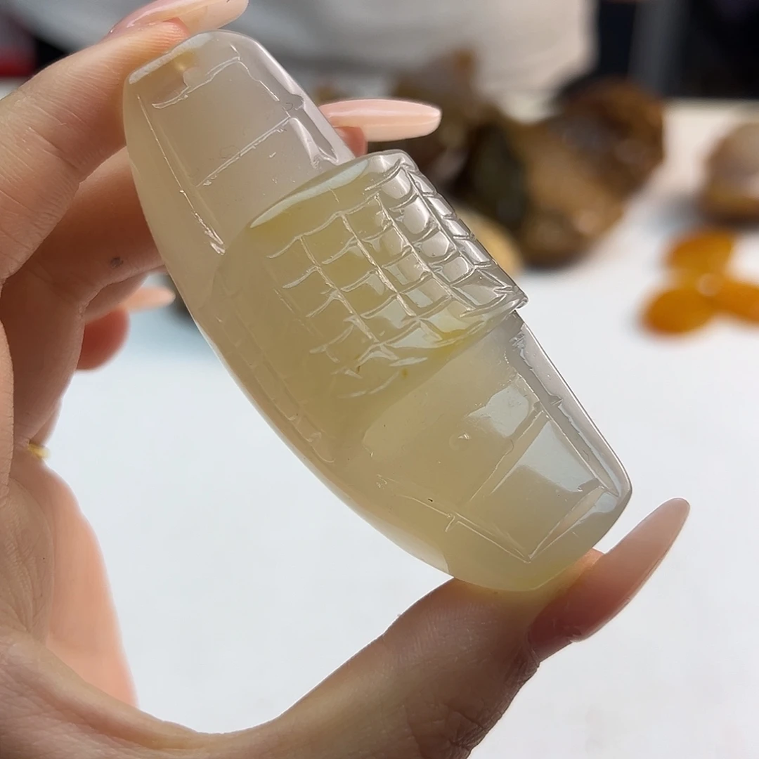 玛瑙/玉髓合金颈饰