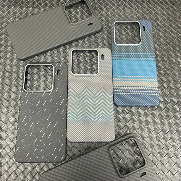 适用小米15pro手机壳超薄凯夫拉芳纶纤维微瑕