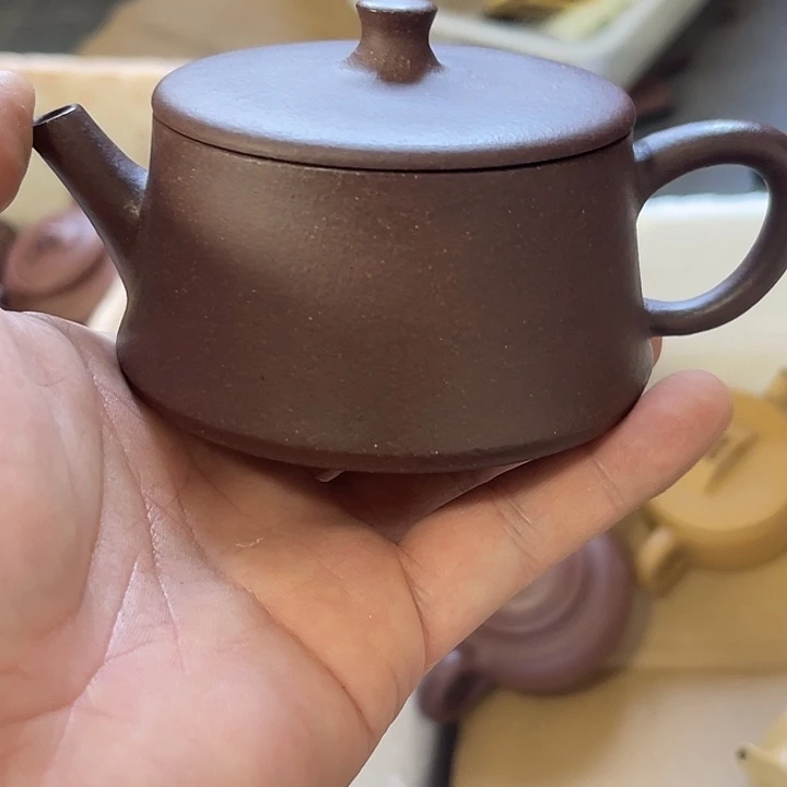 茶壶紫砂微瑕袁志桃花泥云柱