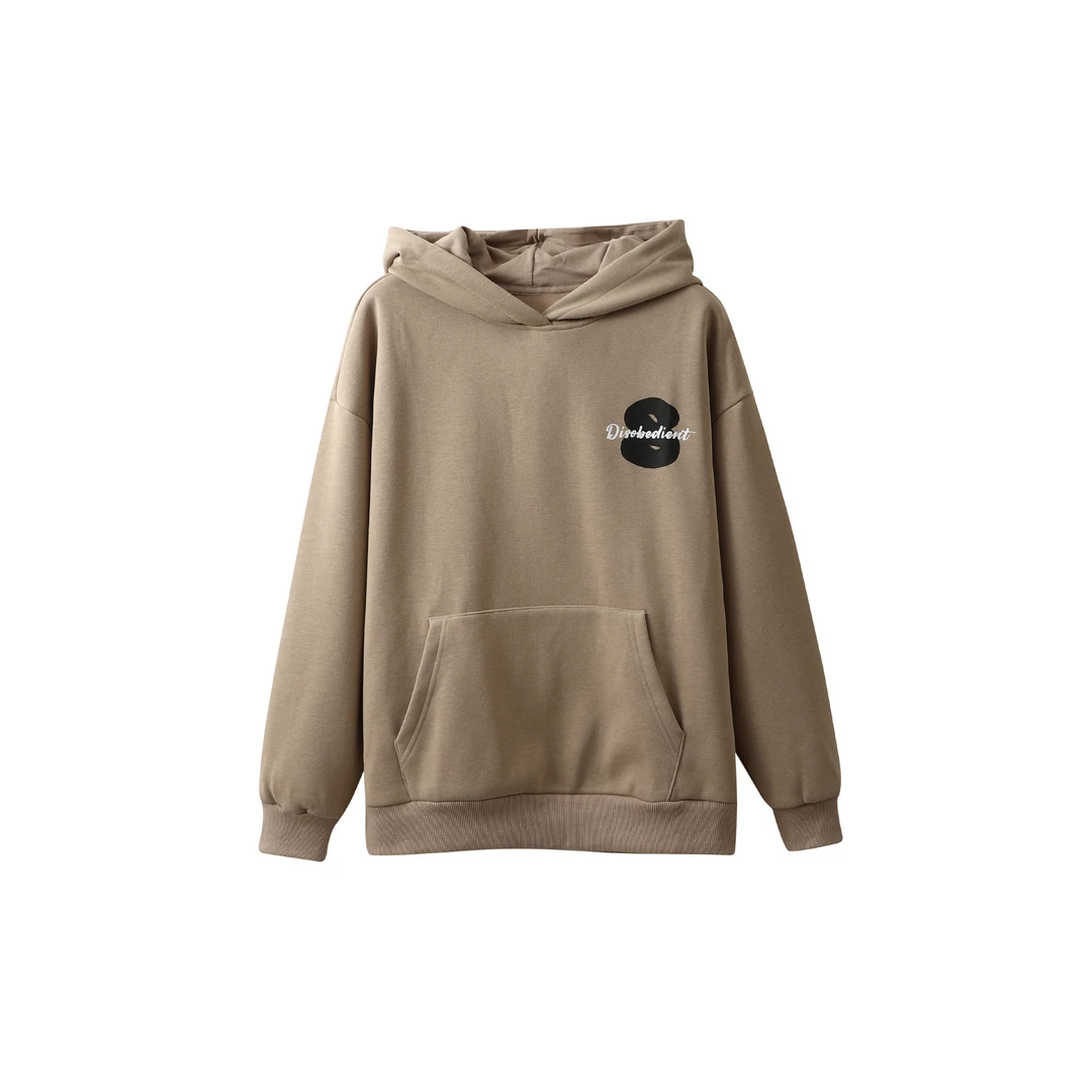 特！门店32&9！好穿又时尚！不愁穿搭加绒字母设计女式卫衣L71409