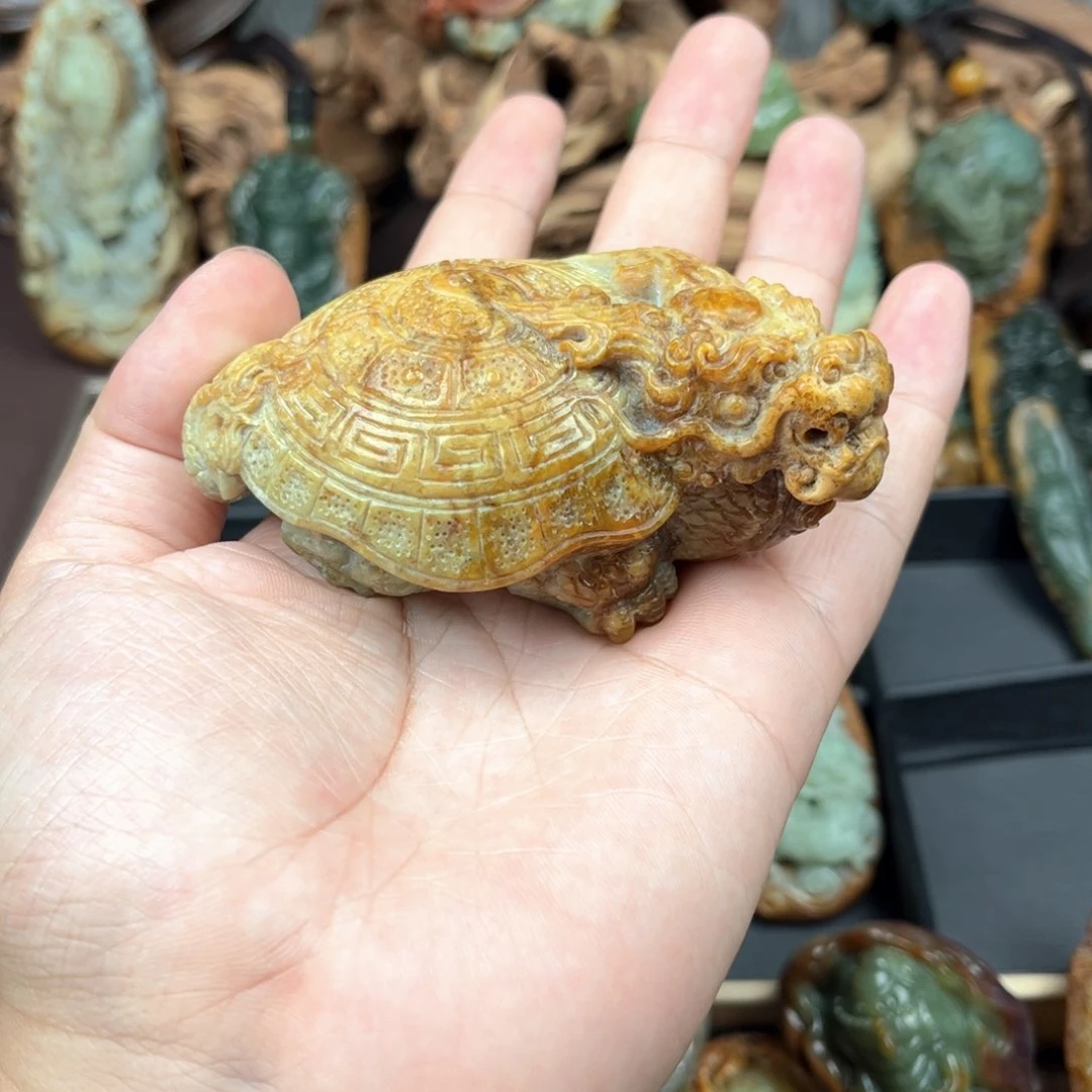 岫岩河磨玉（透闪石质玉）未镶嵌颈饰