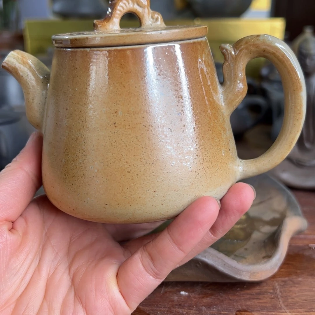 贵台龙窑柴烧茶壶A61