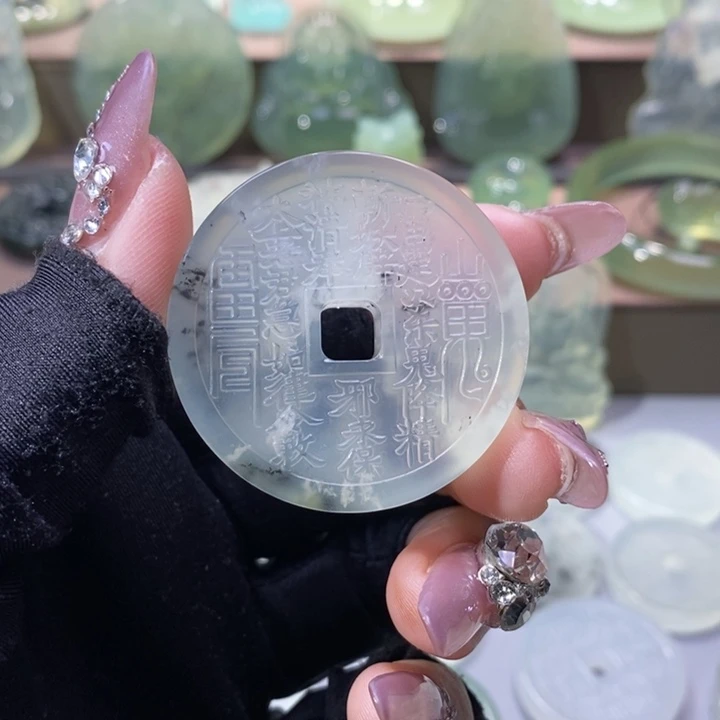 岫玉吊坠未镶嵌吊坠