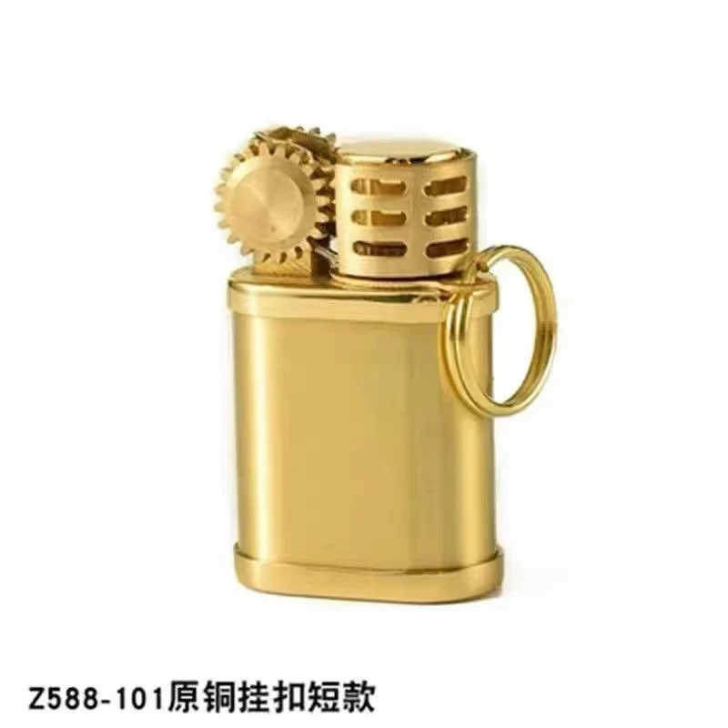 Z588-101 黄铜创意复古挂件打火机个性小胖墩造型