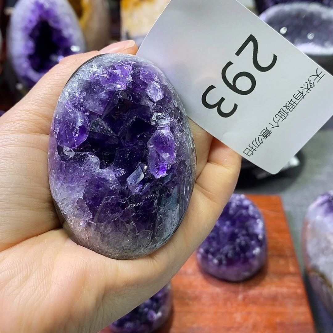珠宝半成品未镶嵌紫晶