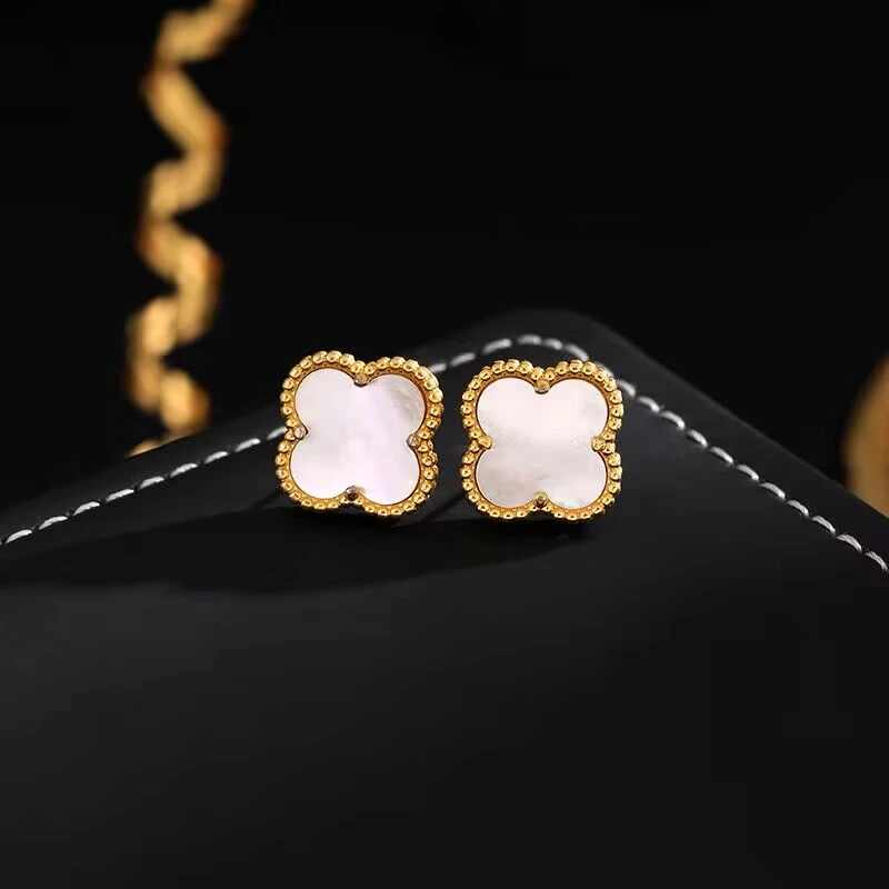 铜合金耳饰 《货号1736》唯美花朵耳钉