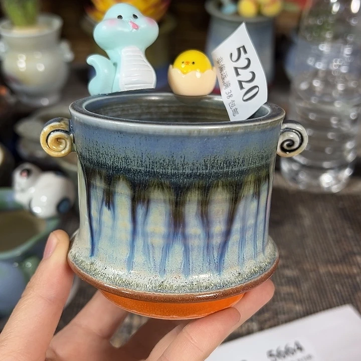 口6高6 手工花盆满30元包邮