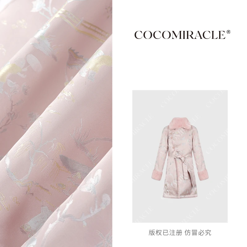 董小姐【霁月花浓】冬季新中式加厚保暖大衣QL8DY2505