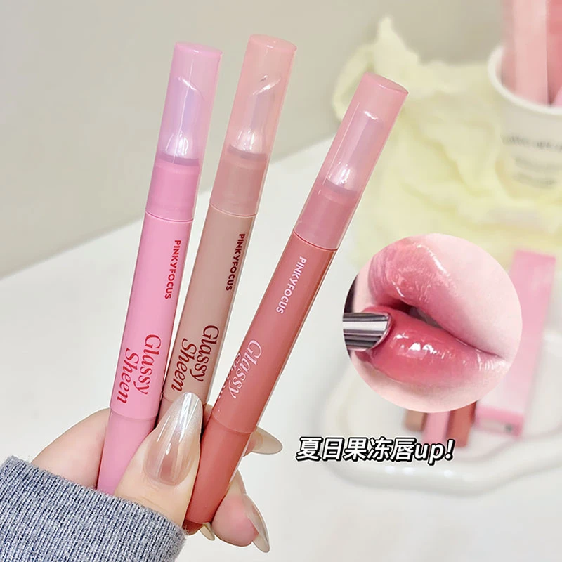 水光感清冷唇蜜晶透显白嘟嘟唇持久显色镜面滋润保湿纯欲