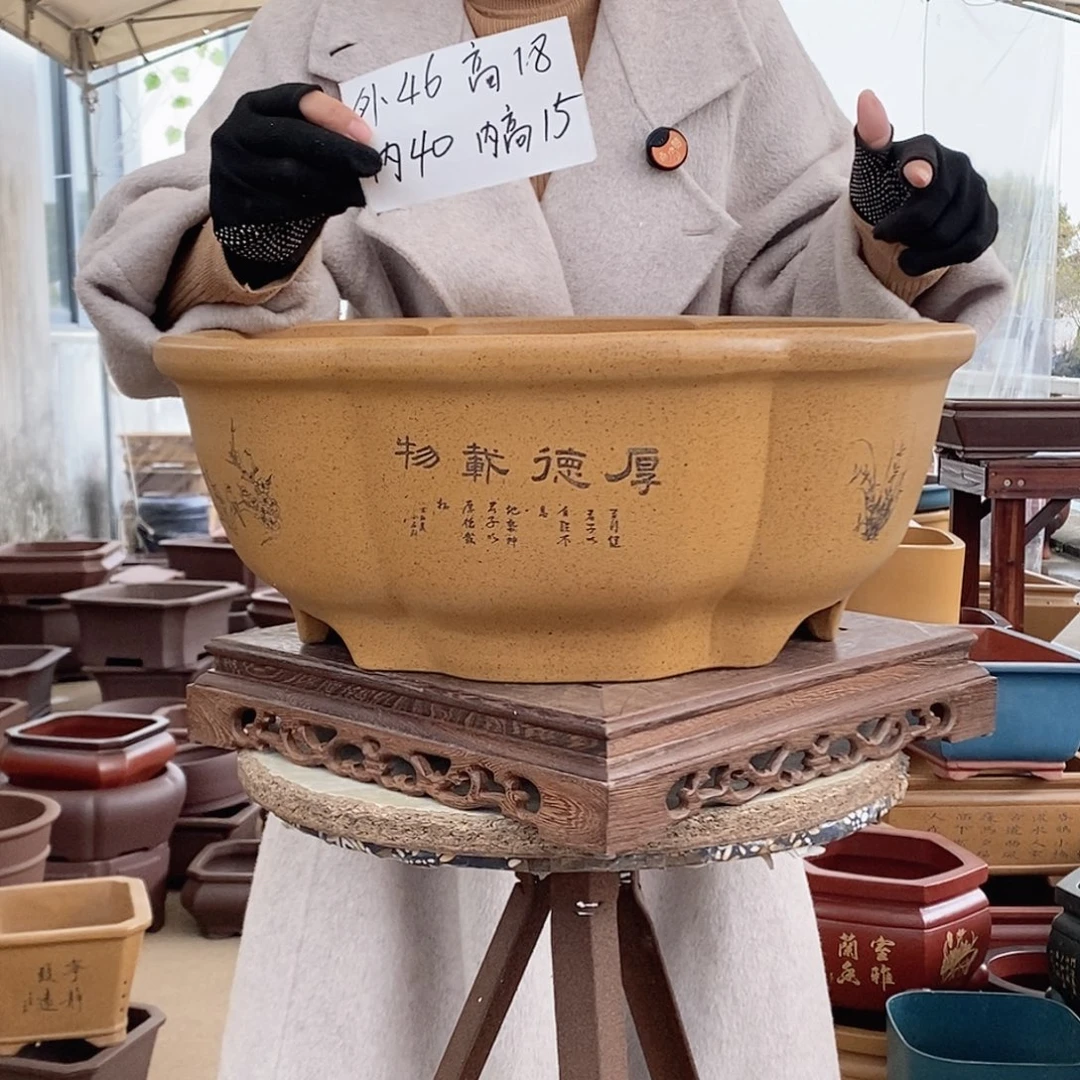 紫砂花盆紫砂花盆