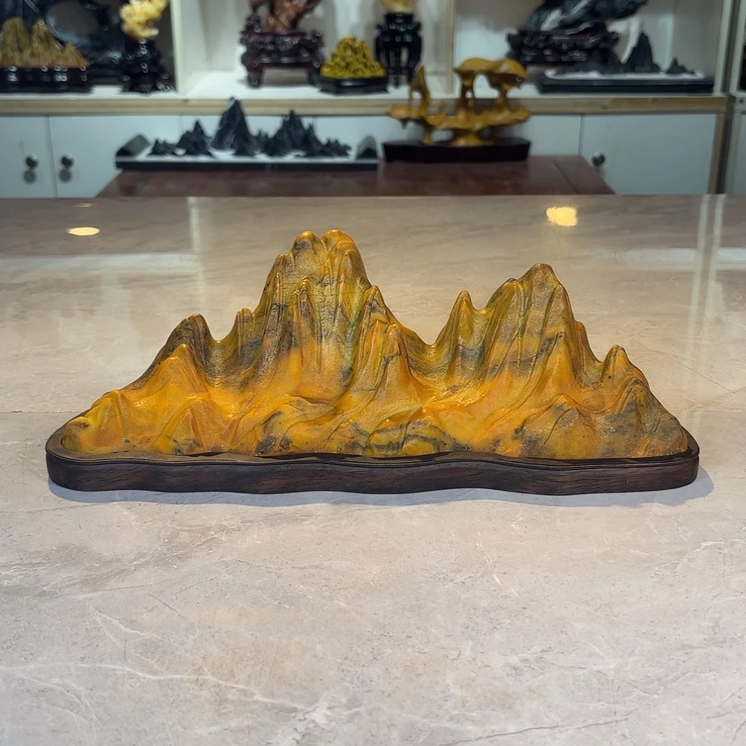 云***.灵璧石手工雕刻奇石摆件