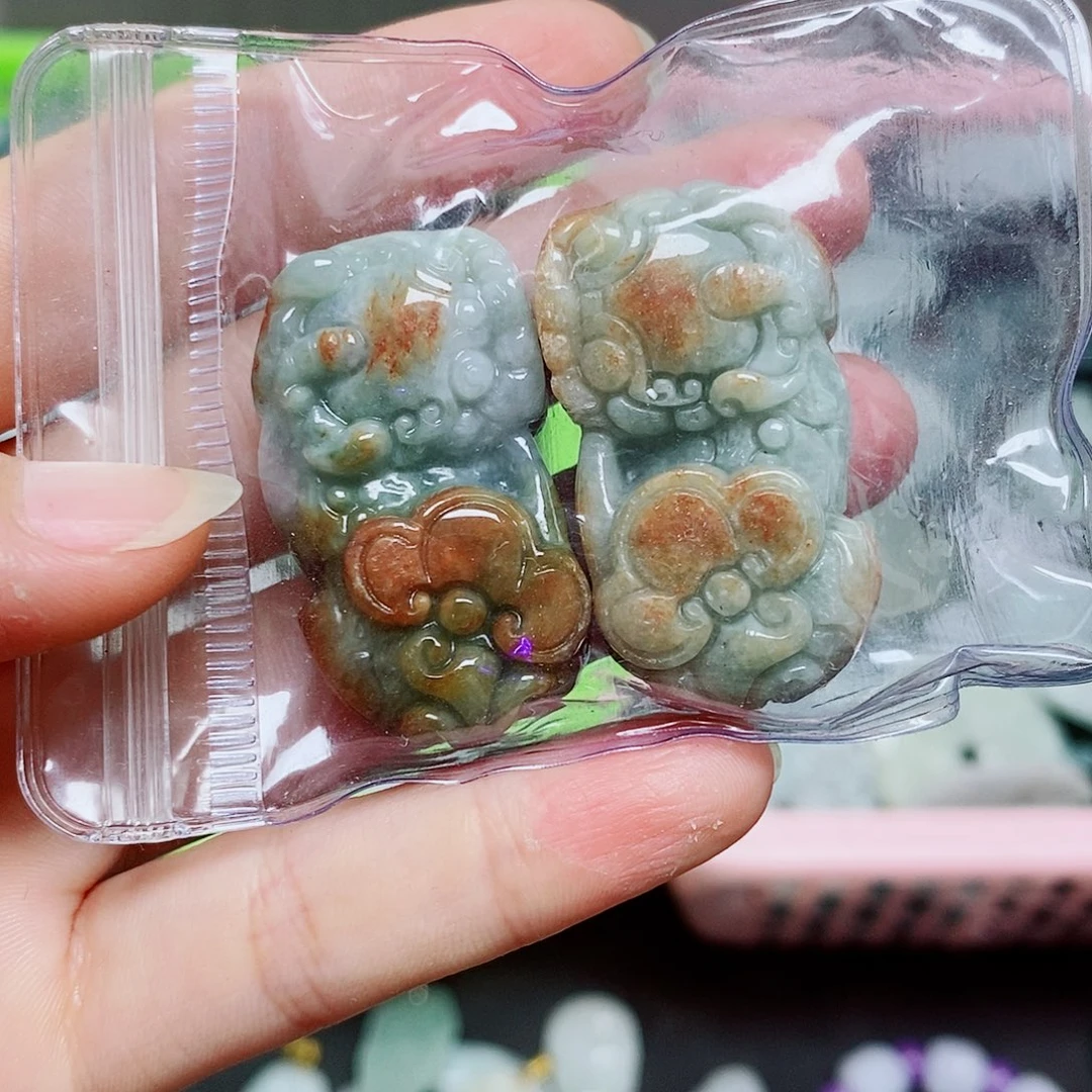 翡翠未镶嵌颈饰纯天然
