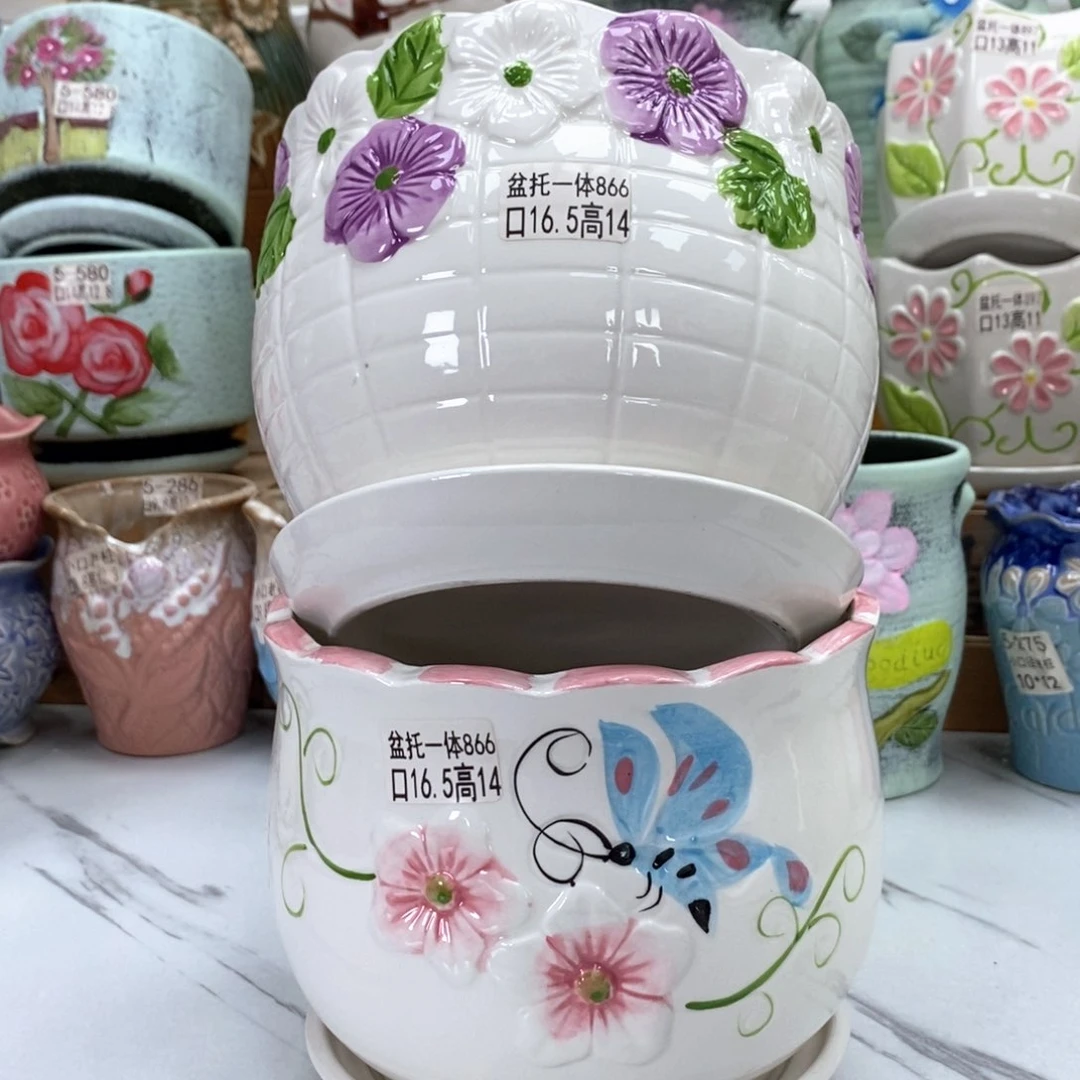 @陶瓷花盆@@5866